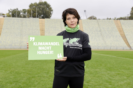 Fototermin der Welthungerhilfe in München