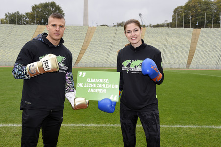 Fototermin der Welthungerhilfe in München