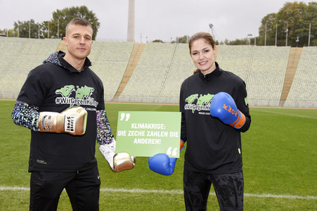 Fototermin der Welthungerhilfe in München