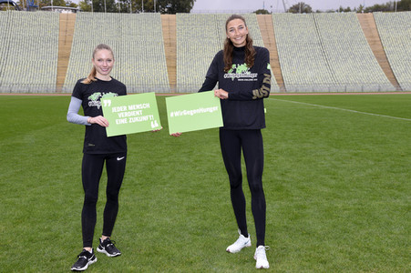 Fototermin der Welthungerhilfe in München
