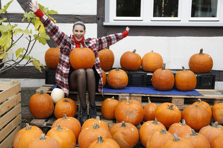 Kürbiskauf mit Dany Michalski in Eldagsen