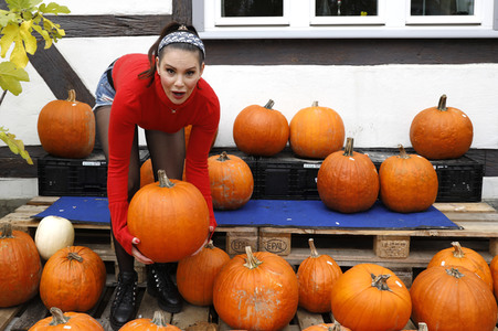 Kürbiskauf mit Dany Michalski in Eldagsen