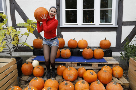 Kürbiskauf mit Dany Michalski in Eldagsen