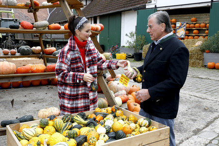 Kürbiskauf mit Dany Michalski in Eldagsen