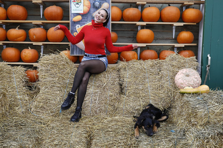 Kürbiskauf mit Dany Michalski in Eldagsen
