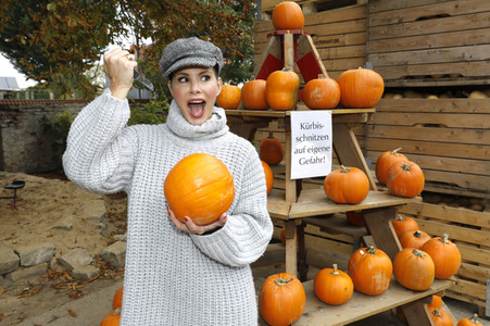 Kürbiskauf mit Dany Michalski in Eldagsen