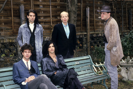 Photoshooting mit Wall of Voodoo in London