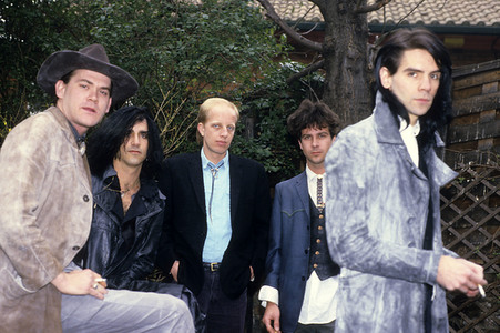 Photoshooting mit Wall of Voodoo in London