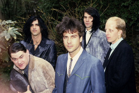 Photoshooting mit Wall of Voodoo in London