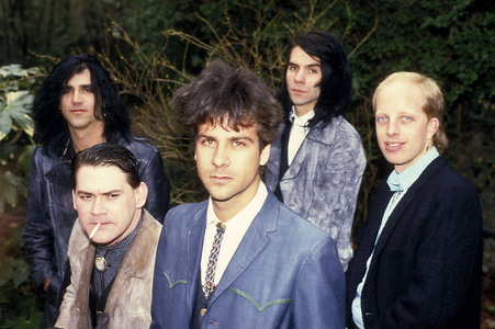 Photoshooting mit Wall of Voodoo in London