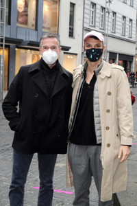 Fototermin mit Dirk Steffens und Fritz Habekuß in Halle