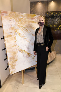 Vernissage 'Farb-Pracht' von Simone von Anhalt in München