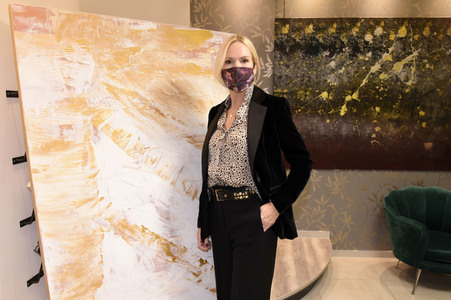 Vernissage 'Farb-Pracht' von Simone von Anhalt in München