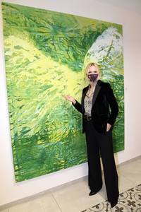 Vernissage 'Farb-Pracht' von Simone von Anhalt in München