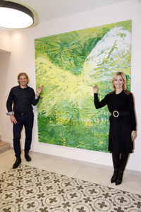 Vernissage 'Farb-Pracht' von Simone von Anhalt in München