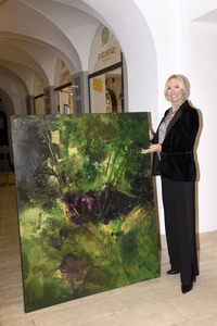 Vernissage 'Farb-Pracht' von Simone von Anhalt in München