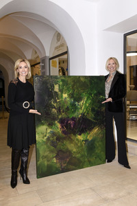 Vernissage 'Farb-Pracht' von Simone von Anhalt in München