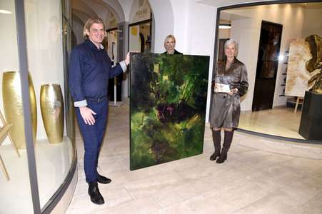 Vernissage 'Farb-Pracht' von Simone von Anhalt in München
