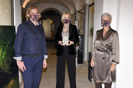 Vernissage 'Farb-Pracht' von Simone von Anhalt in München