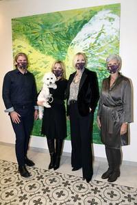 Vernissage 'Farb-Pracht' von Simone von Anhalt in München