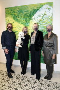 Vernissage 'Farb-Pracht' von Simone von Anhalt in München