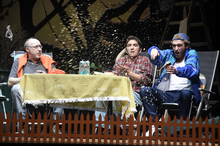 Theaterprobe 'Ein seltsames Paar' in Berlin