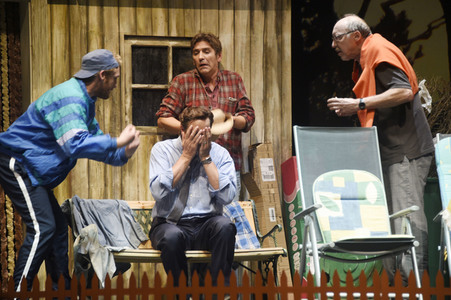 Theaterprobe 'Ein seltsames Paar' in Berlin