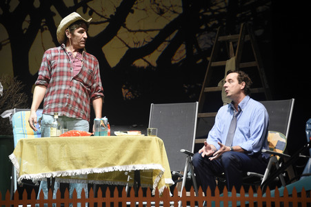 Theaterprobe 'Ein seltsames Paar' in Berlin