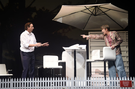 Theaterprobe 'Ein seltsames Paar' in Berlin