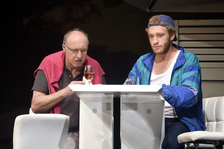 Theaterprobe 'Ein seltsames Paar' in Berlin