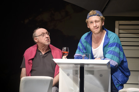Theaterprobe 'Ein seltsames Paar' in Berlin