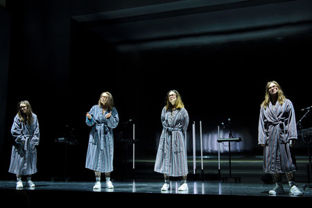 Theaterprobe 'Und sicher ist mit mir die Welt verschwunden' in Berlin