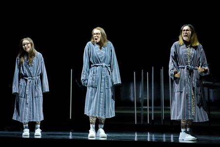 Theaterprobe 'Und sicher ist mit mir die Welt verschwunden' in Berlin