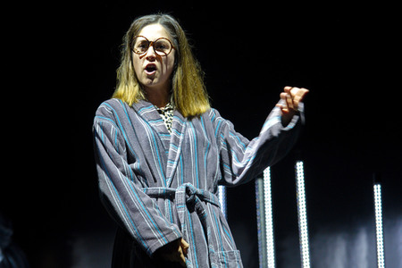 Theaterprobe 'Und sicher ist mit mir die Welt verschwunden' in Berlin