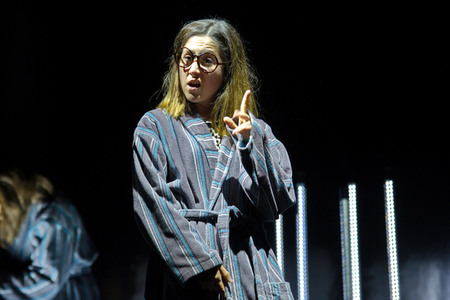 Theaterprobe 'Und sicher ist mit mir die Welt verschwunden' in Berlin