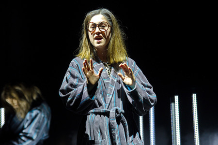 Theaterprobe 'Und sicher ist mit mir die Welt verschwunden' in Berlin