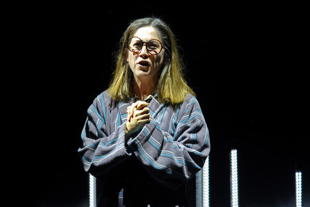 Theaterprobe 'Und sicher ist mit mir die Welt verschwunden' in Berlin