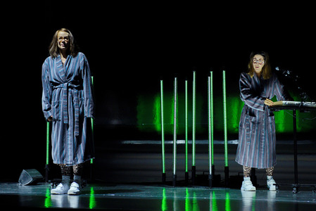 Theaterprobe 'Und sicher ist mit mir die Welt verschwunden' in Berlin