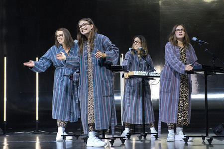 Theaterprobe 'Und sicher ist mit mir die Welt verschwunden' in Berlin