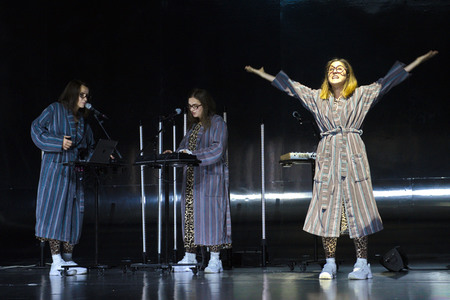 Theaterprobe 'Und sicher ist mit mir die Welt verschwunden' in Berlin