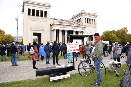 Kundgebung 'Aufstehen für Kultur' in München
