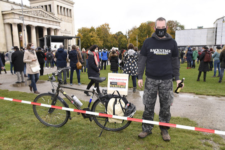 Kundgebung 'Aufstehen für Kultur' in München
