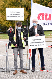 Kundgebung 'Aufstehen für Kultur' in München