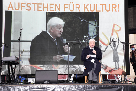 Kundgebung 'Aufstehen für Kultur' in München