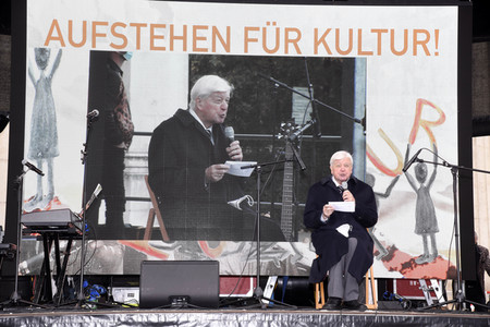 Kundgebung 'Aufstehen für Kultur' in München