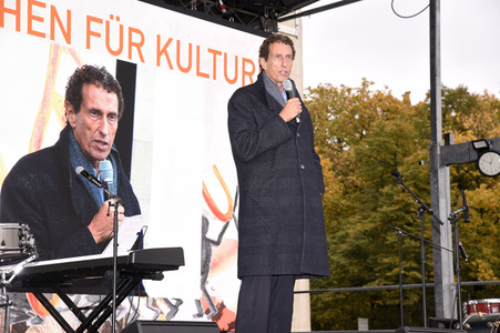 Kundgebung 'Aufstehen für Kultur' in München