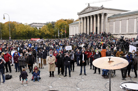 Kundgebung 'Aufstehen für Kultur' in München