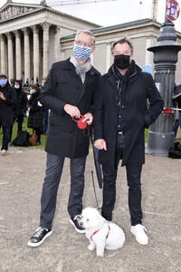 Kundgebung 'Aufstehen für Kultur' in München