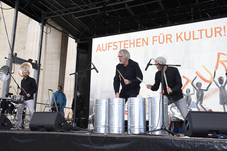 Kundgebung 'Aufstehen für Kultur' in München