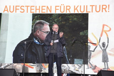 Kundgebung 'Aufstehen für Kultur' in München